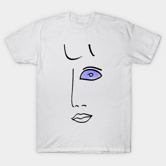 Beer Glass Eyes T-Shirt by JonDelorme